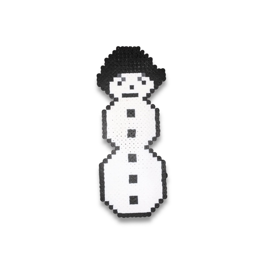 Ohgeesy snowman perler bead